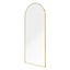 Selena Metal Arched Full Length Wall Mirror - Gold Carousel 6