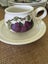 Vintage Portmerion "Romantic" footed teacups & Saucers - SIX Carousel 6