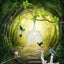 New Glass Bird Feeder, Circular Home Decoration Courtyard Shower Hanging Inst Carousel 1