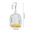 New Glass Bird Feeder, Circular Home Decoration Courtyard Shower Hanging Inst Carousel 3