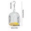 New Glass Bird Feeder, Circular Home Decoration Courtyard Shower Hanging Inst Carousel 7