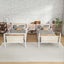 Twin Metal Bunk Bed Frame - White Matte Carousel 7