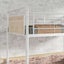 Twin Metal Bunk Bed Frame - White Matte Carousel 9