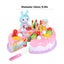 Pretend Play Food for Kids Toddlers 3 4 5 6 7 8, Plastic Birthday Fake Cake w Carousel 4