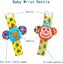 4 Pack Baby Socks Toys, Baby Feet and Fingers Socks Set, Design with Monkey a Carousel 3