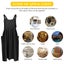 Cotton Linen Cross Back Apron for Women with Pockets for Cooking Baking Turqu Carousel 5