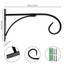 Hanging Plant Hook Flower Pots Basket Holder Hanger Iron Art Garden Wall Brac Carousel 6