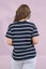 Elm Halli Short Sleeve Tee Navy White Stripe Carousel 5