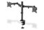Digitus 15-32" Universal Dual Arm Monitor Clamp Base Mount Carousel 1