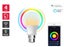 Kogan SmarterHome™ 9W/10W Colour & Warm/Cool White Smart Bulb B22, Wi-Fi, 4 Pack Carousel 4