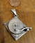 Solid silver turntable pendant 38.89g Carousel 6