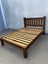 Outback Solid Pine Queen Slat Bed Frame Carousel 10
