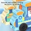 Wooden Alphabet Train Educational Toys Play House School Tool Game Children Wood Carousel 7