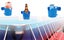 4 Pack Poolside Cup Holder for Above Ground Swimming Pool,No Spill Drink Holder Carousel 5