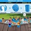4 Pack Poolside Cup Holder for Above Ground Swimming Pool,No Spill Drink Holder Carousel 7