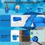 4 Pack Poolside Cup Holder for Above Ground Swimming Pool,No Spill Drink Holder Carousel 9