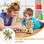 Parent-Child Interactive Wooden Stick Board Game Colorful Sticks Wooden Stick Carousel 1