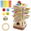 Parent-Child Interactive Wooden Stick Board Game Colorful Sticks Wooden Stick Carousel 2