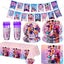 Kpop De-mon Birthday Party Tableware Set Paper Plates Cups Napkins Tablecloth Ba Carousel 1