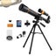 Kids Telescope,Outdoor Bird Watching Refractor,Astronomy Space Portable Telescop Carousel 12
