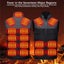 Heated Vest for Men Women, Lightweight Warming Heated Vest Rechargeable Smart Carousel 4