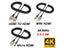 4K@60HZ 0.5-2.4M Compatible HDMI TO HDMI/MINI HDMI/ Micro HDMI/Coiled Extension Carousel 3