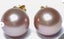 10 - 10.5mm Purple Rose Pink Edison Pearl Stud Earrings Carousel 1