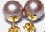 10 - 10.5mm Purple Rose Pink Edison Pearl Stud Earrings Carousel 3