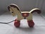 Wooden pulling toys Carousel 3
