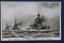 British Navy battleships: H.M.S. Vanguard, Colossus & Iron Duke: ship postcard Carousel 1