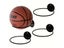 1pc/2pcs Metal Wall Mounted Sports Ball Display Stand For Basketball Football Carousel 3