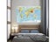 150*100cm The World Map In Russian Wall Poster Non-woven Wallpaper Home Decor Carousel 1