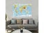 150*100cm The World Map In Russian Wall Poster Non-woven Wallpaper Home Decor Carousel 7