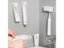 New Bathroom Toothbrush Holder Wall Mounted Toothpaste Rack Punch-free Tooth Carousel 5