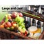 Alfresco 4 Person Picnic Basket Set Folding Insulated bag Carousel 6