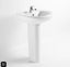 Pedestal Basin with Standard Drainage Hole - Lennox Bathroom Carousel 4