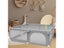 IMBABY Baby Playpen Gray Baby Corralitos Playpen For Children With Pull Ring Carousel 4