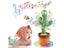 1pc Dancing Cactus Toy Repeat Talking Song Speaker Wriggle Dancing Sing Talk Carousel 1