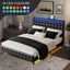 Bed Frame Queen Size LED Carousel 3