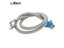 60/80/100mm Hot And Cold Water Faucet Inlet Hose Flexible Pipe Contectors Elbow Carousel 5