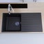Granite Sink with Drain Board 1000mm Carousel 7