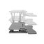 Digitus DA-90380-1 Ergonomic Height Adjustable Workspace Riser - Sit/Stand Carousel 7