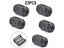 2/5pcs TDK Clip-On Ferrite Ring Core Noise Suppressor For EMI RFI Clip Carousel 3