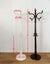 European Style Solid Wood Coat Rack, Single Pole Floor Hanger Carousel 4
