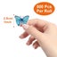 New 500pcs Butterfly Flower Sticker 8 Design Colorful Butterfly Decals Carousel 5