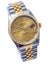 Rolex Oyster Perpetual Datejust 18ct Gold & Steel Diamond Mens Wristwatch 16233 Carousel 4