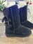 BEARPAW Ugg boots leather /Wool blend Sz 7 us Carousel 1