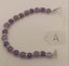 hand crafted crystal bracelets ~ purple and neutrals Series Carousel 1