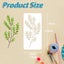 52-PCS Flower and Leaf Stencils for Painting Plastic Botanical Stencils Carousel 2