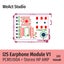 WeAct I2S Earphone Module PCM5100A Stereo HP AMP 32O 160mW DAC Decoder Audio Carousel 4